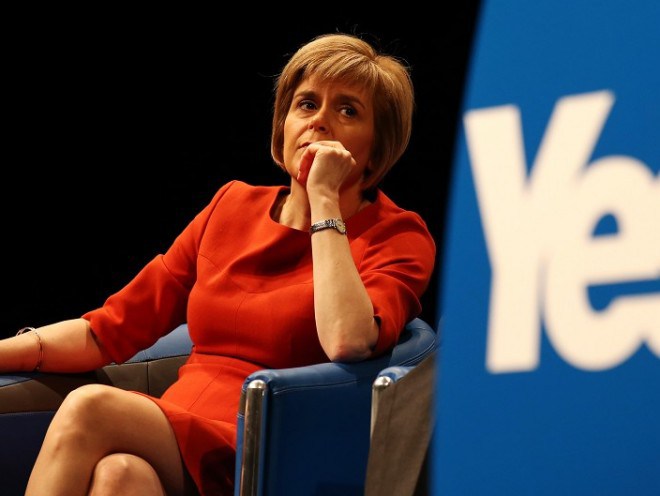 SNP leader Nicola Sturgeon will be happy Lord Ashcroft's latest poll ratings for Scotland